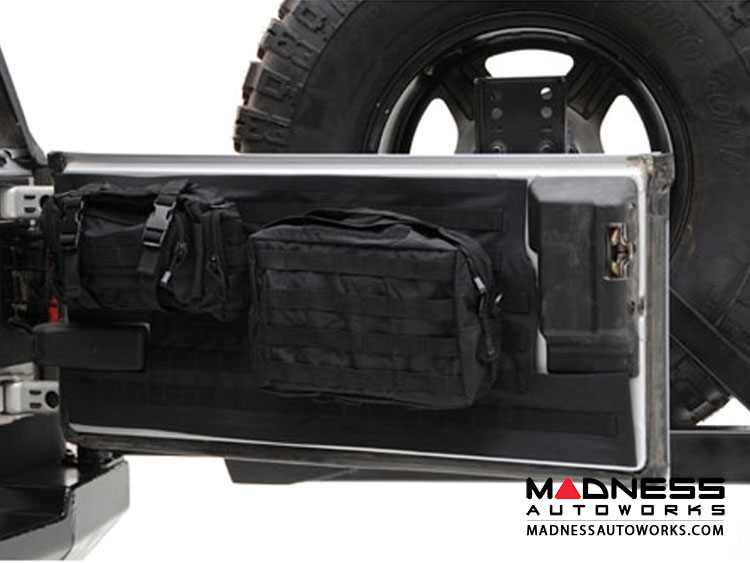 Jeep Wrangler JK by Smittybilt - Gear Tailgate Cover - Black 